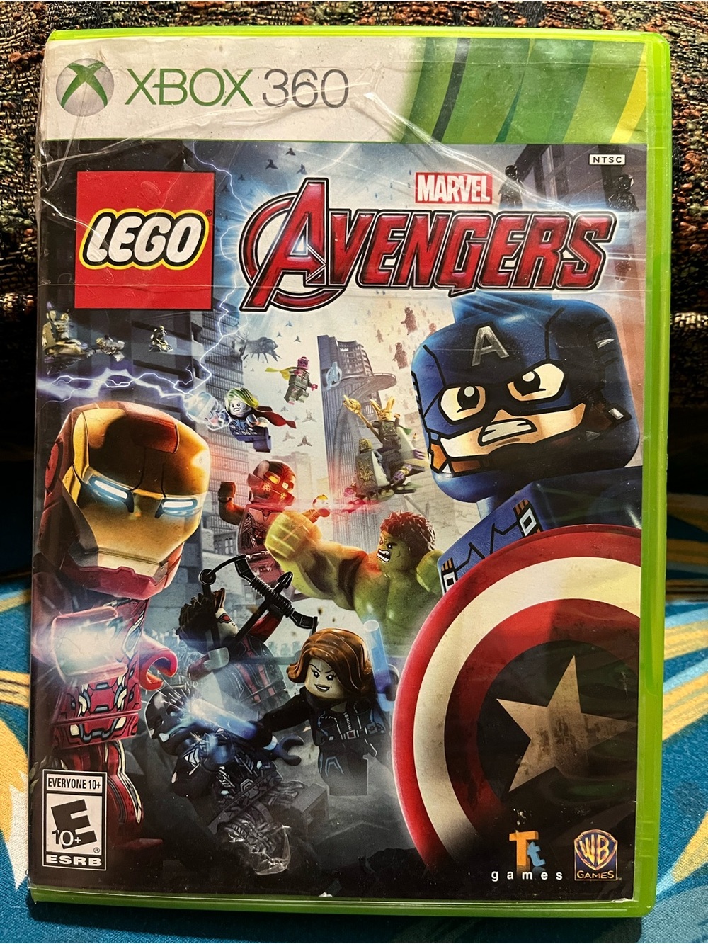 LEGO Marvel Avengers Xbox 360 Video Game - Blue, Red, Green